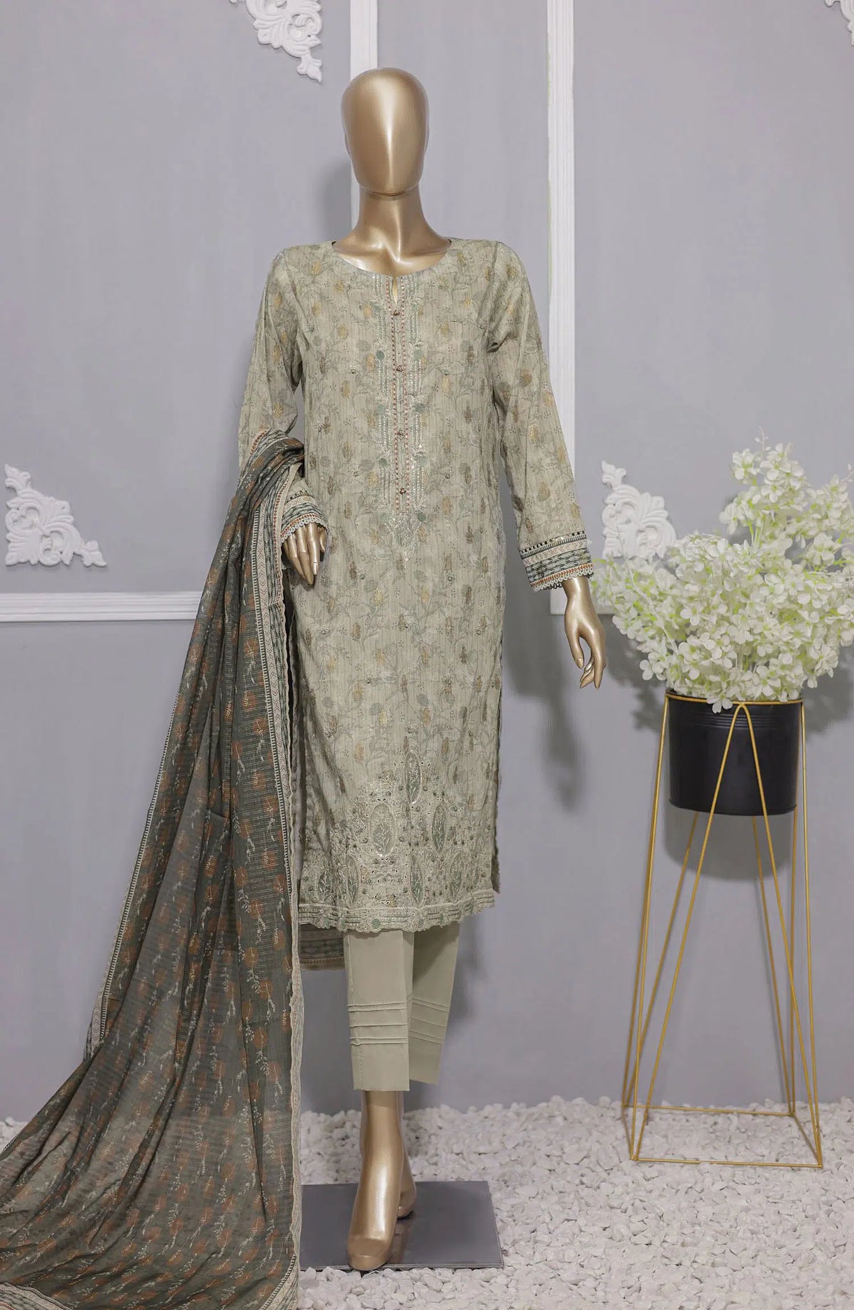 HZ Premium Jacquard Embroidered Collection - JPE 11