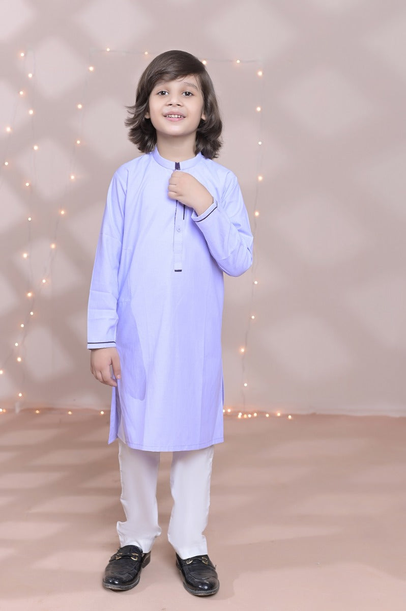Exclusive Kids Kurta Pyjama Collection - K 08 Light purple