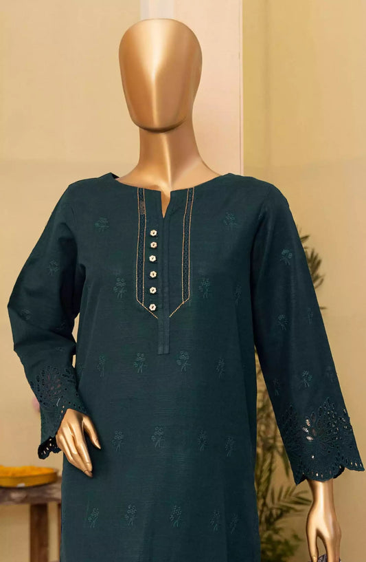 HZ Khaddar Embroidered Chikankari with Pashmina Shawl Collection - KCP-03