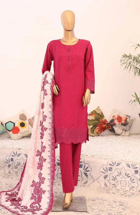 Khaddar Wool Shawl Collection Vol 01 - KCS 03 Pink