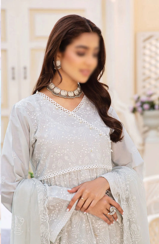 Lawnkaari by Khoobsurat Embroidered Lawn Collection 2024 - KL-07