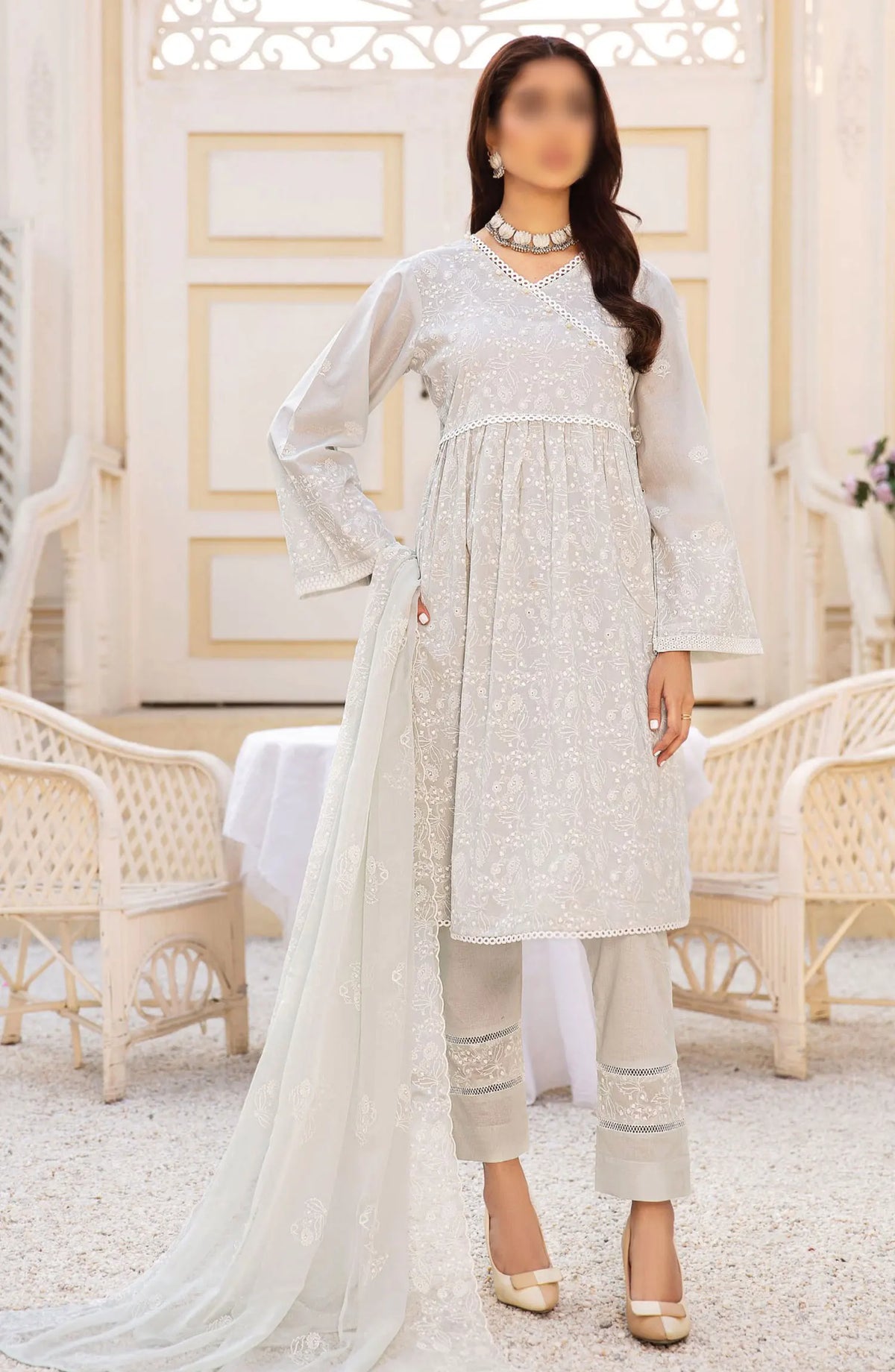 Lawnkaari by Khoobsurat Embroidered Lawn Collection 2024 - KL-07