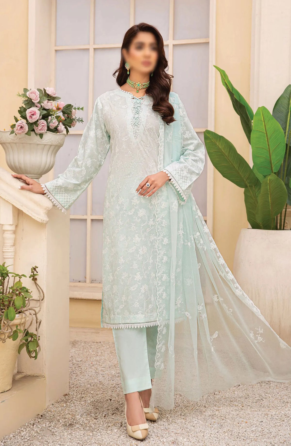 Lawnkaari by Khoobsurat Embroidered Lawn Collection 2024 - KL-10