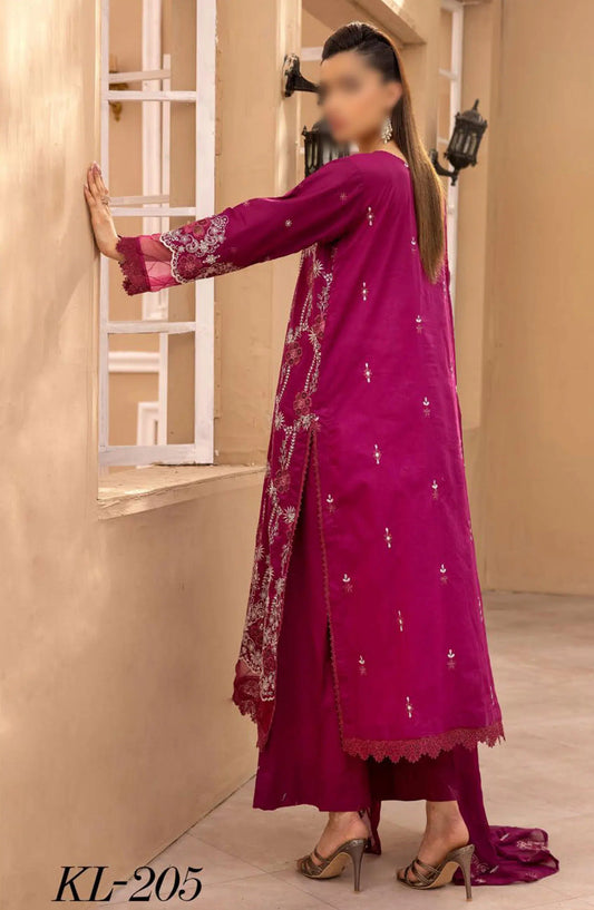 Lawnkari Signature Lawn Collection By Khoobsurat - KL-205