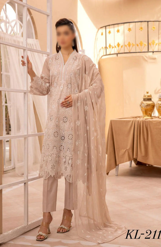 Lawnkari Signature Lawn Collection By Khoobsurat - KL-211