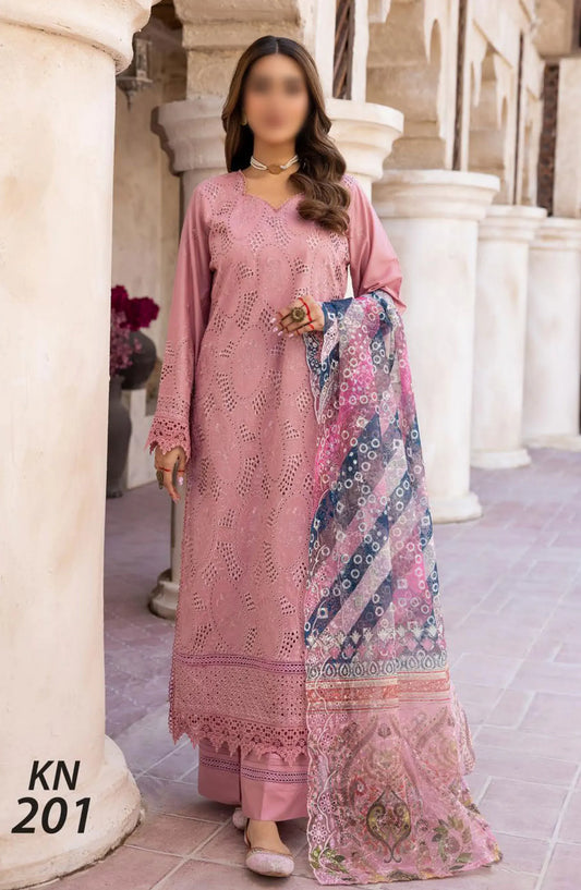 Nafasat By Khoobsurat Embroidered Lawn Collection - KN 201