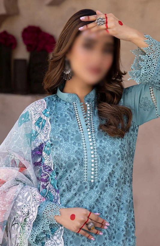 Nafasat By Khoobsurat Embroidered Lawn Collection - KN 208