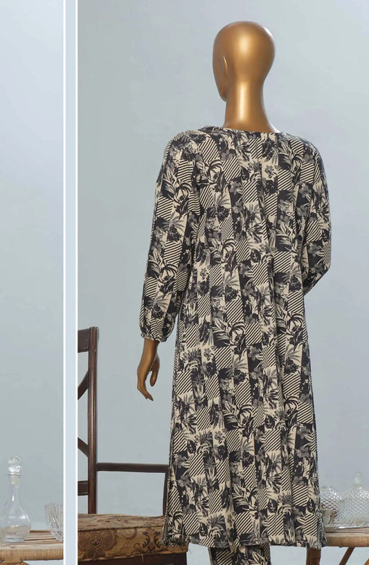 HZ RTW Fall Winter Prints 2 Pc Co Ords Collection - KPC 918 DENIM BLUE