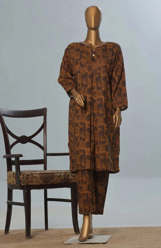 HZ RTW Fall Winter Prints 2 Pc Co Ords Collection - KPC 919 MUSTARD