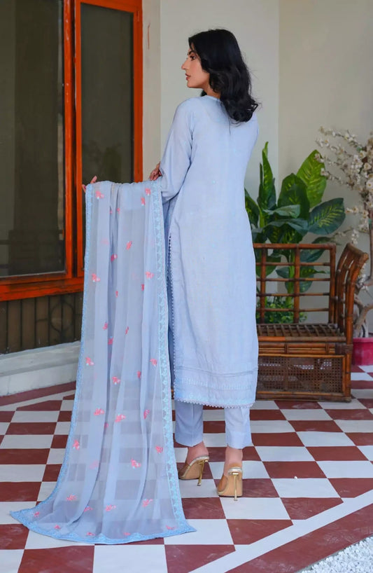 Thread Weaves Karandi Embroidered Collection - KR 24101
