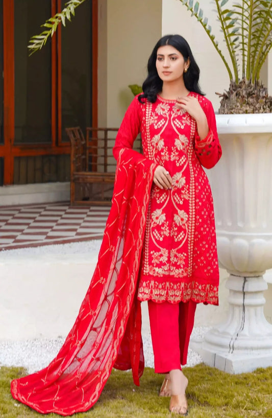 Thread Weaves Karandi Embroidered Collection - KR 24108