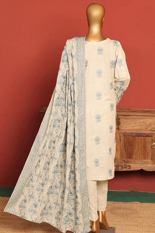 HZ Karandi Un Stitched Embroidered Winter Collection - KSC-01