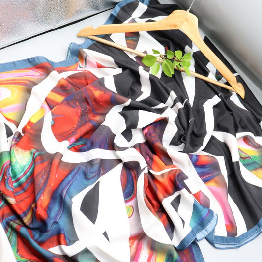 Design 17 Kahani Suno Exclusive Printed Stoles Collection by Amna Khadija
