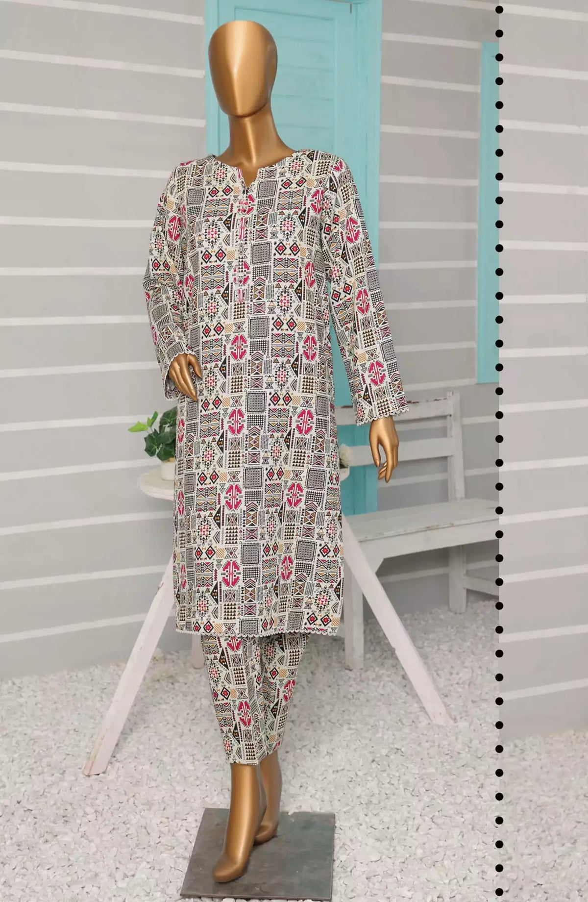 HZ Khaddar Separates Printed Collection 2024 - KSP 25