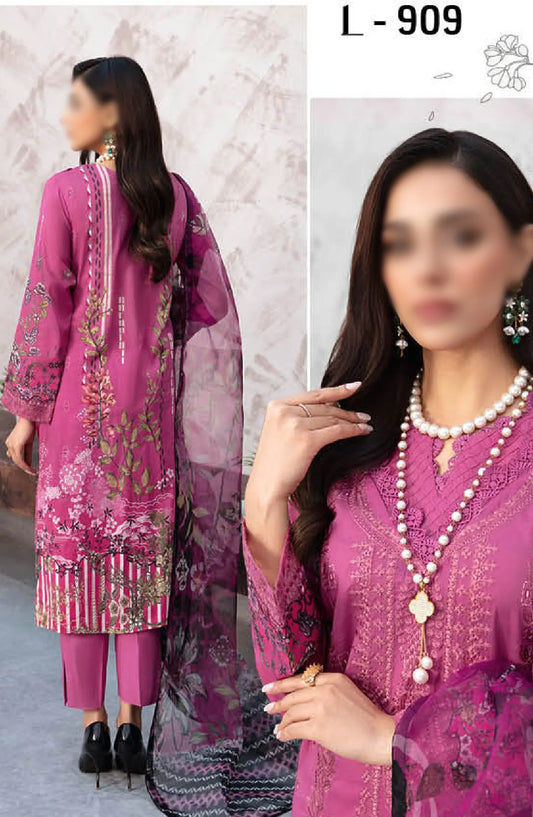 Ramsha Ghazal Luxury Lawn Collection Vol 01 2024 - L 909