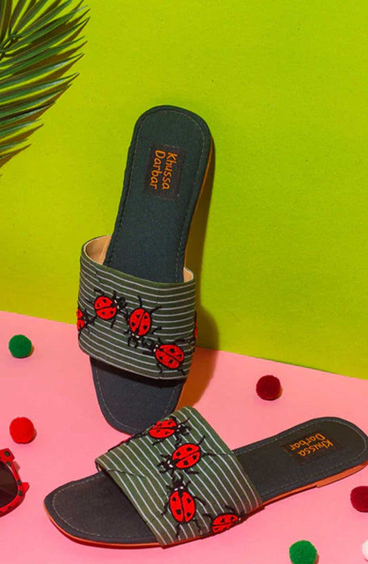 Khussa Darbar Fastive Style Slipper Ladybirds