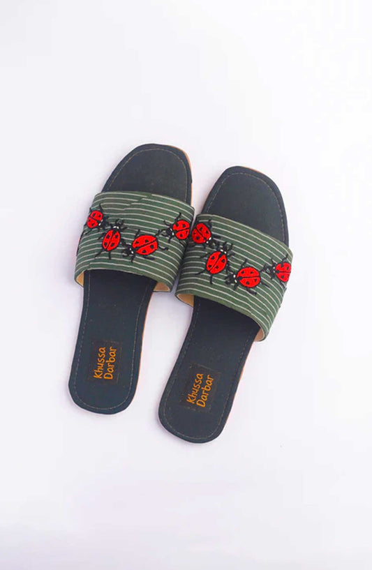 Khussa Darbar Fastive Style Slipper Ladybirds