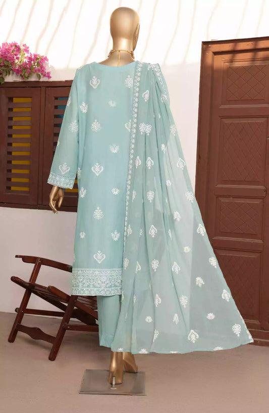 HZ Lucknowi Chikankari Embroidered Collection - LCE-08
