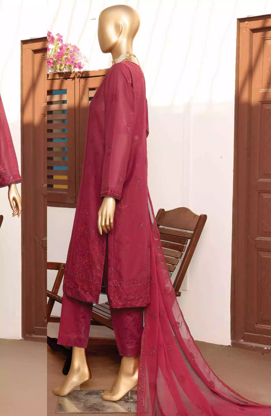 HZ Lucknowi Chikankari Embroidered Collection - LCE-12