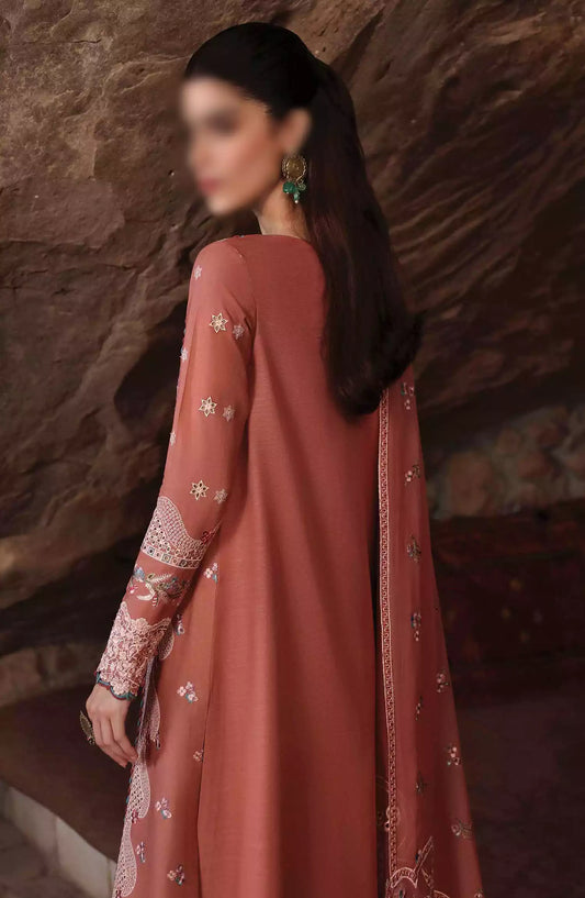 Qalamkar Qlinekari Winter Linen Unstitched Collection 2024 - LM 03 LUAN