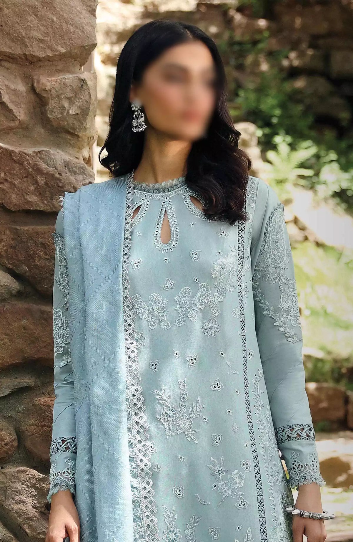 Qalamkar Qlinekari Winter Linen Unstitched Collection 2024 - LM 08 NEALA