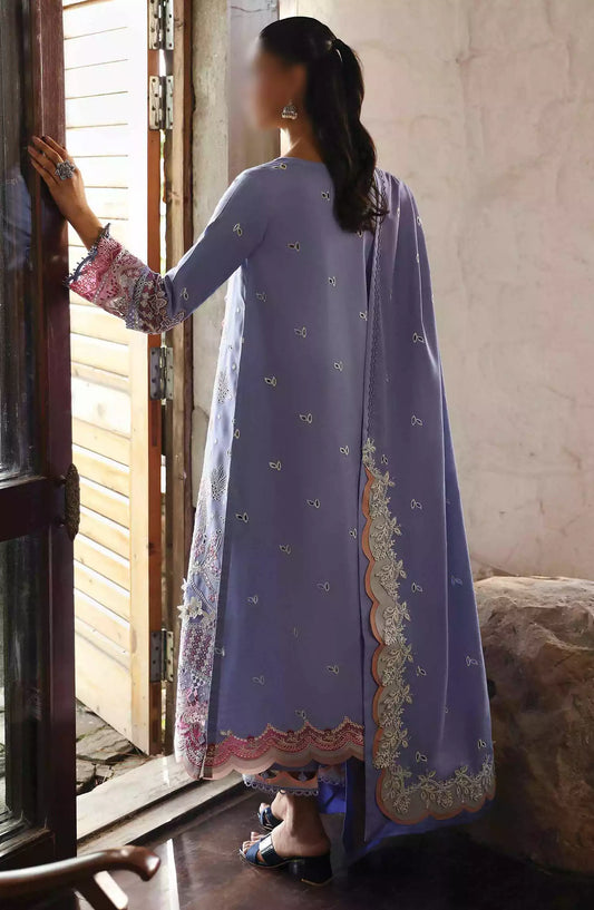 Qalamkar Qlinekari Winter Linen Unstitched Collection 2024 - LM 09 LORNA