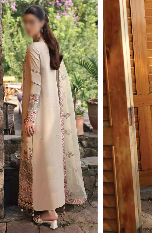 Qalamkar Qlinekari Winter Linen Unstitched Collection 2024 - LM 11 ZIA