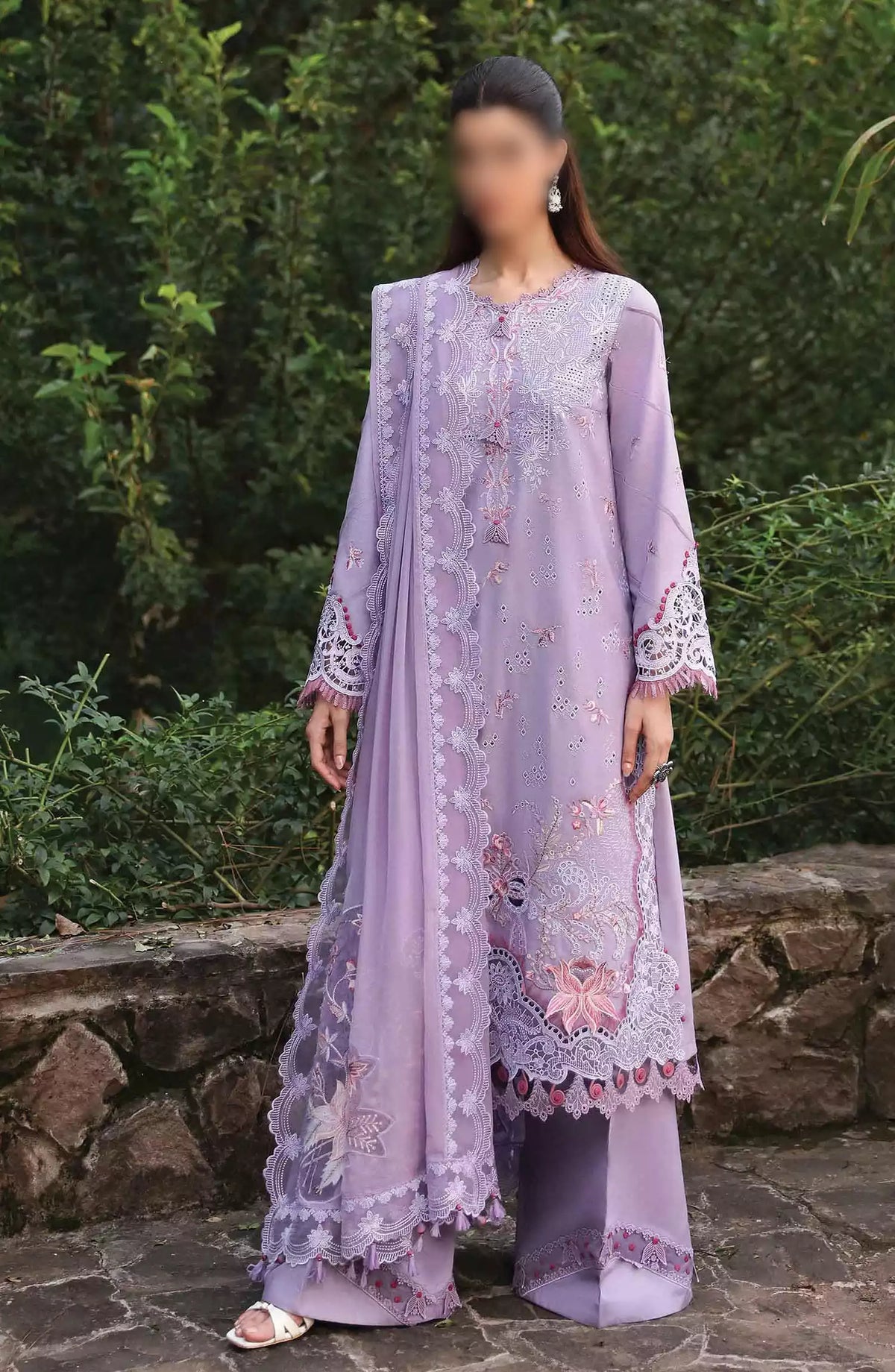 Qalamkar Qlinekari Winter Linen Unstitched Collection 2024 - LM 14 MAEVE