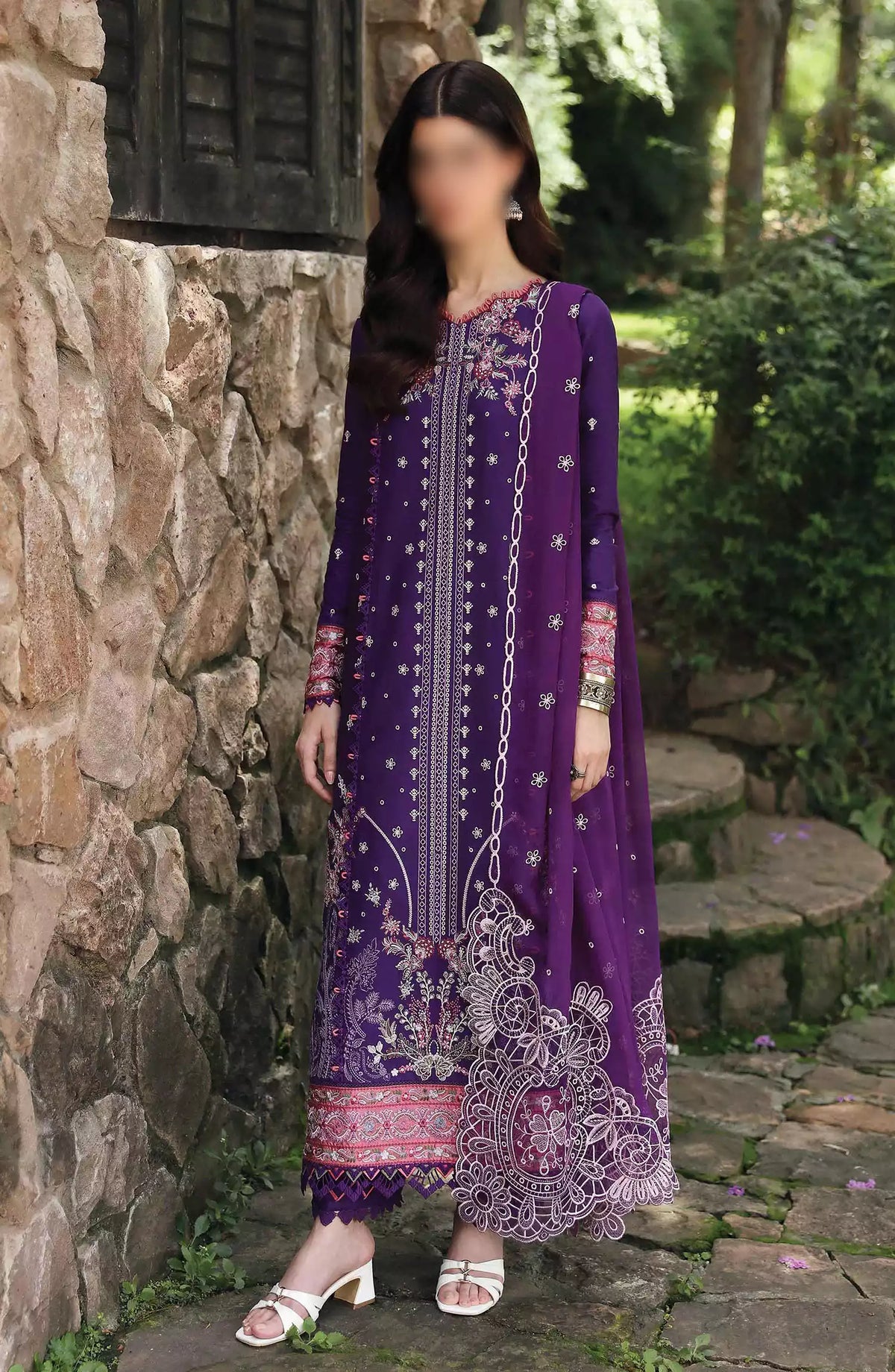 Qalamkar Qlinekari Winter Linen Unstitched Collection 2024 - LM 15 EIMERA