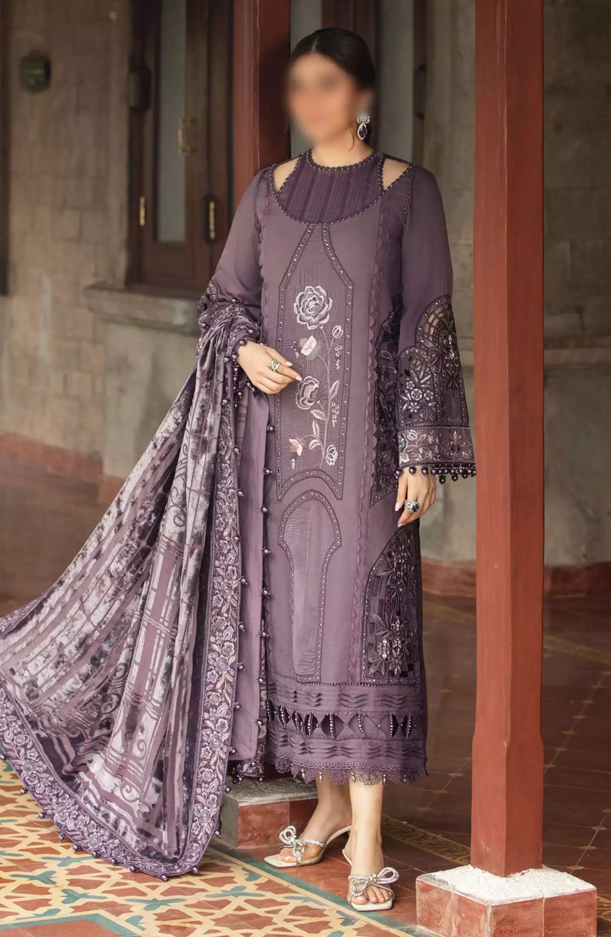 Maria B Unstitched Winter Luxe Collection 2024 - LN-1202