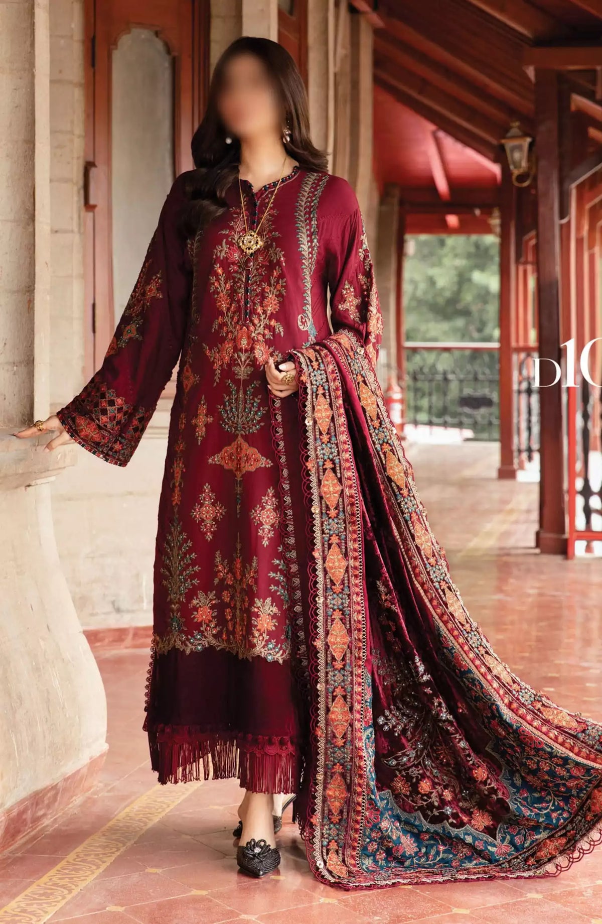 Maria B Unstitched Winter Luxe Collection 2024 - LN-1210