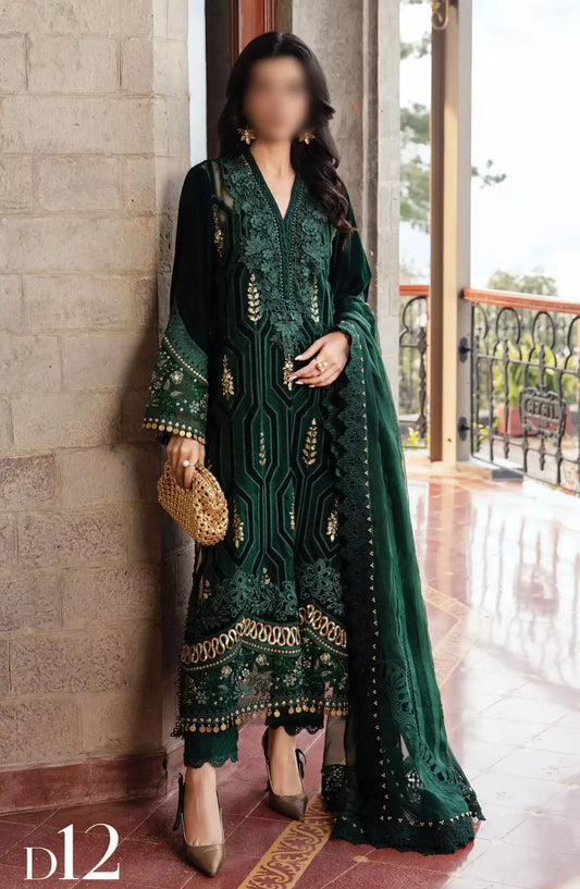 Maria B Unstitched Winter Luxe Collection 2024 - LN-1212