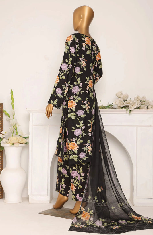 HZ Linen Wintry Digital Printed Collection - LWP 1067