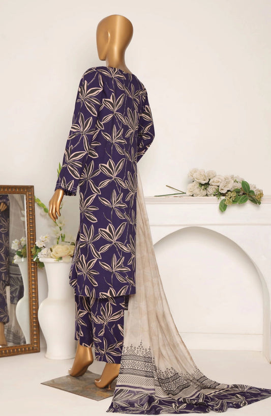 HZ Linen Wintry Digital Printed Collection - LWP 1068