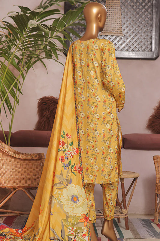 HZ Linen Wintry Digital Printed Collection Vol 03 - LWP-10