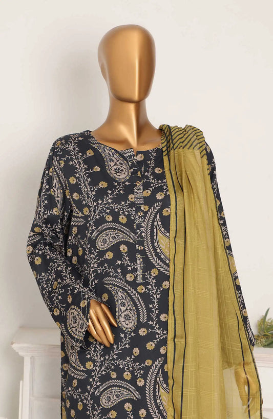 HZ Linen Wintry Digital Printed Collection - LWP 1120