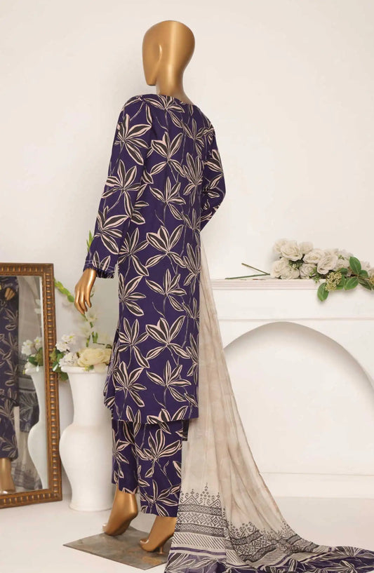 HZ Linen Wintry Digital Printed Collection - LWP 1126