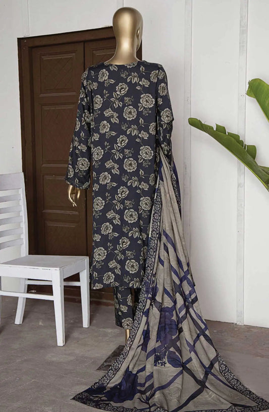 HZ Linen Wintry Digital Printed Collection - LWP 1128