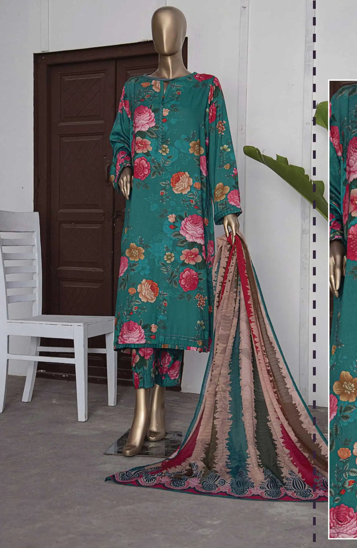 HZ Linen Wintry Digital Printed Collection - LWP 1131