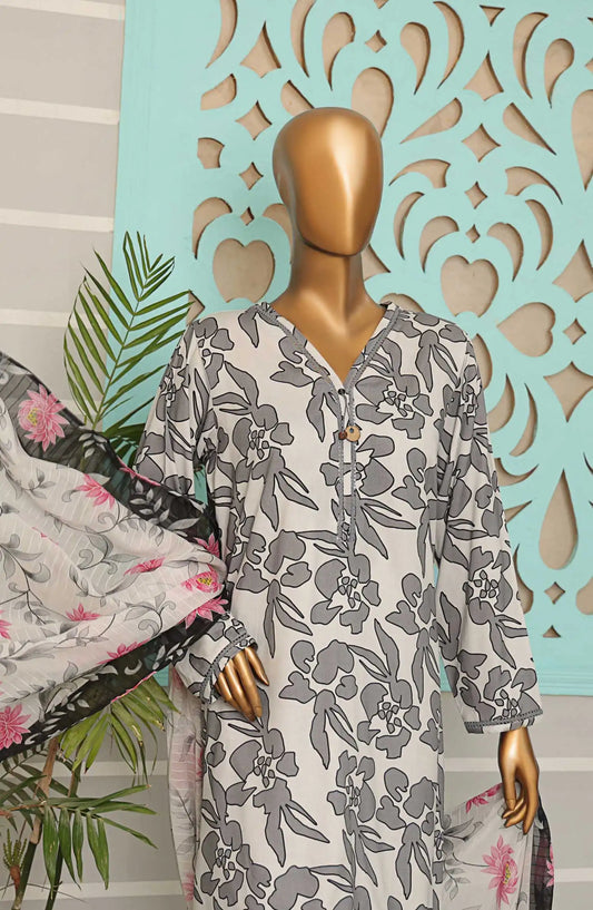 HZ Linen Wintry Digital Printed Collection - LWP 1133