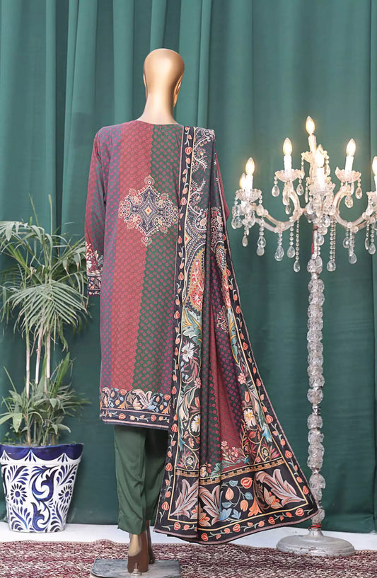 HZ Linen Wintry Digital Printed Collection Vol 02 - LWS-1135