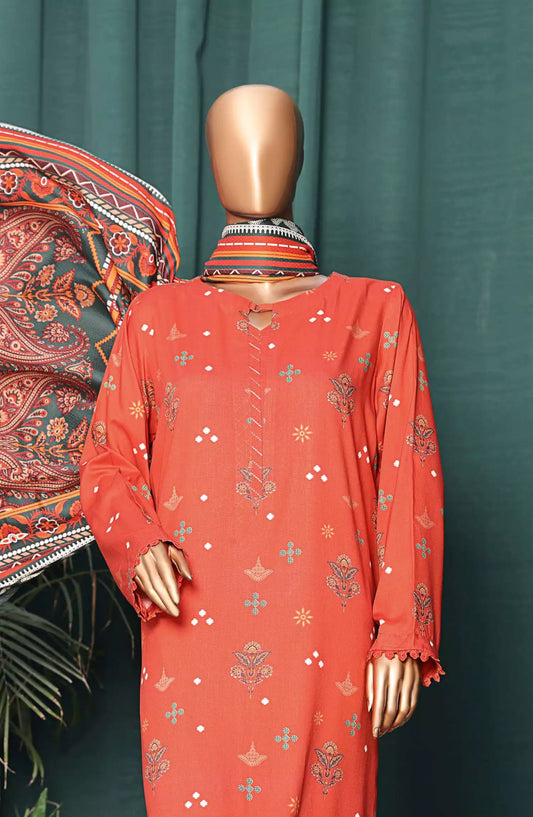 HZ Linen Wintry Digital Printed Collection Vol 02 - LWS-1138
