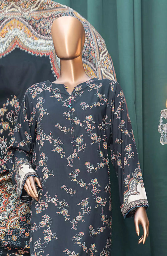 HZ Linen Wintry Digital Printed Collection Vol 02 - LWS-1142