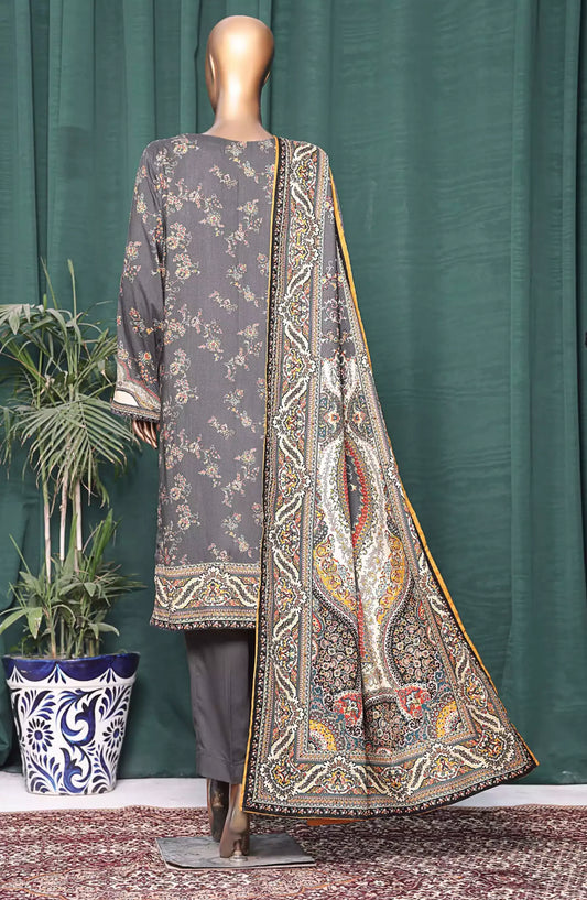 HZ Linen Wintry Digital Printed Collection Vol 02 - LWS-1143