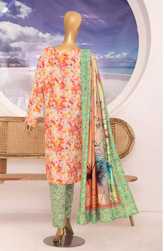 HZ Linen Wintry Shawl Printed Collection Vol 02 - LWS-1159