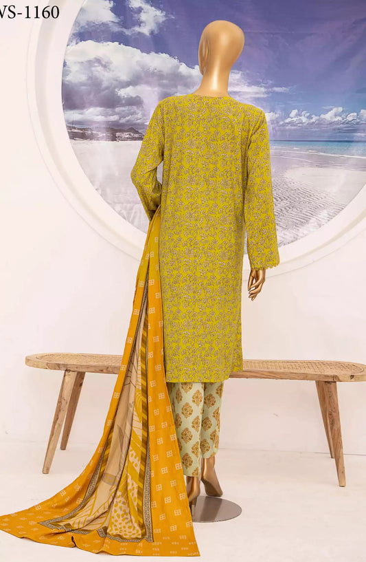 HZ Linen Wintry Shawl Printed Collection Vol 02 - LWS-1160