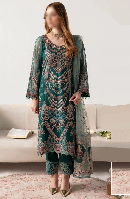 Ramsha Minahil Luxury Organza Collection Vol 11 - M 1101