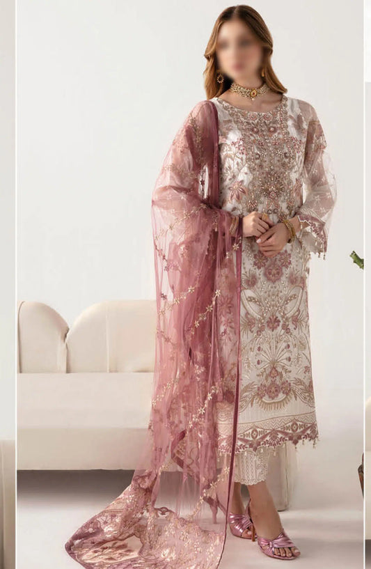 Ramsha Minahil Luxury Organza Collection Vol 11 - M 1102