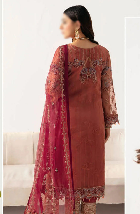 Ramsha Minahil Luxury Organza Collection Vol 11 - M 1103