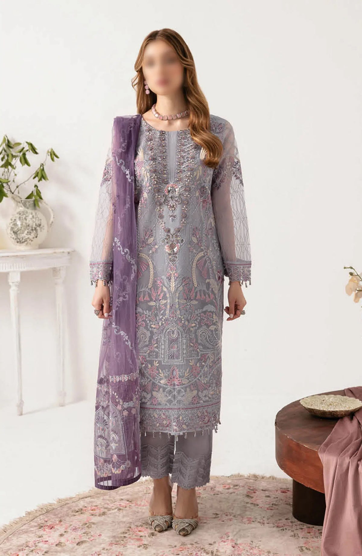 Ramsha Minahil Luxury Organza Collection Vol 11 - M 1104
